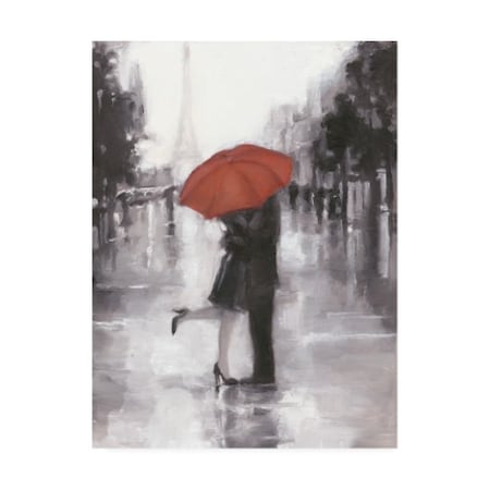 Trademark Fine Art Ethan Harper 'Caught In The Rain' Canvas Art, 24x32 WAG11493-C2432GG